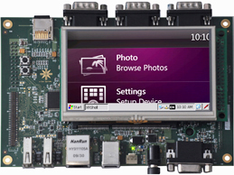Xscale development board running Windows CE 6.0 R3