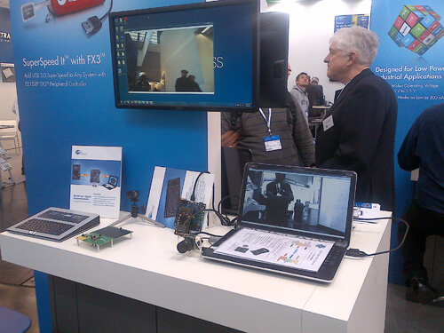 e-con demo at embeddedworld 2013 Nuremberg, Germany