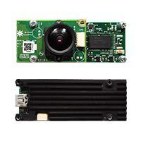 IMX290 USBカメラの正面図と背面図