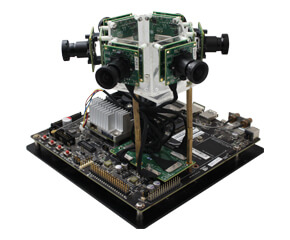 Six Full HD Cameras are connected to NVIDIA® Jetson Tegra X2 development kit