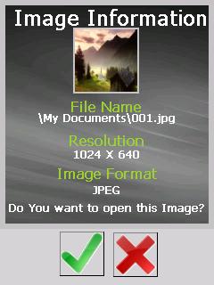  eImageViewer - Image Information