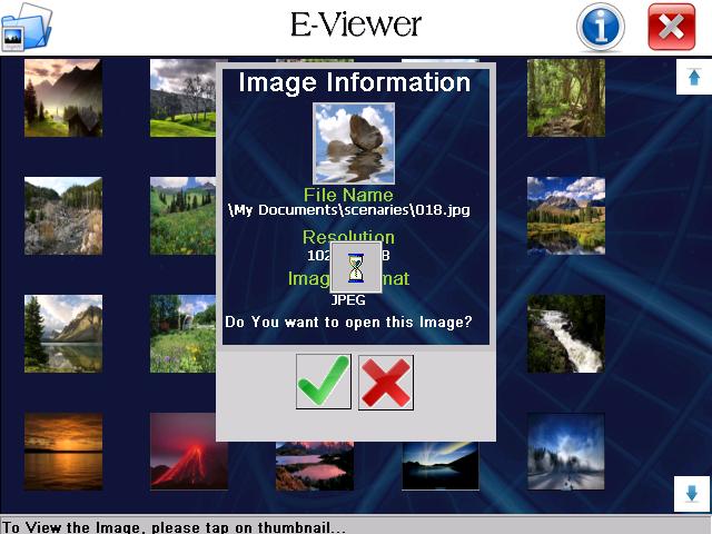 eImageViewer - Image Info