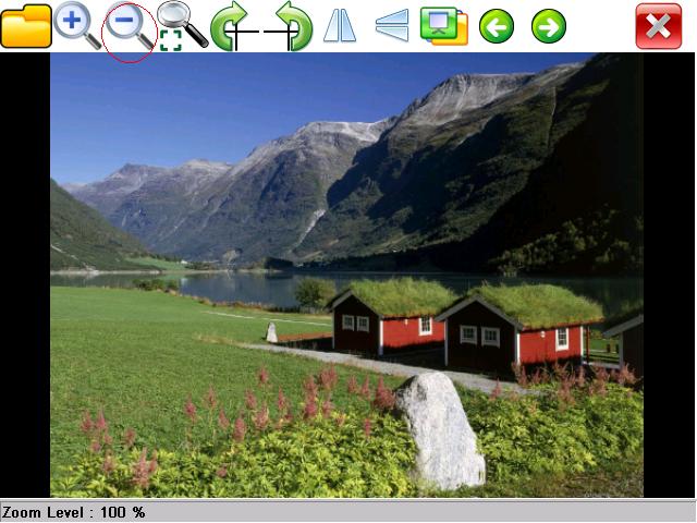 eImageViewer - Zoom Out