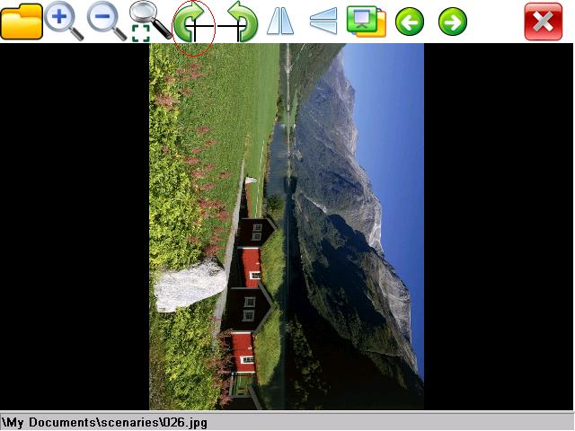 eImageViewer - Rotate Right