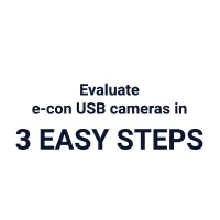 Evaluate e-con usb cameras