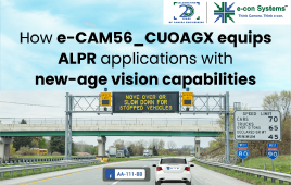 How e-CAM56_CUOAGX equips ALPR applications with new-age vision capabilities