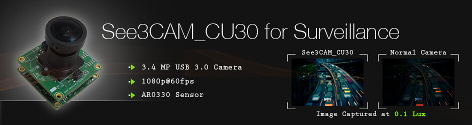 See3CAM_CU30 Low light Camera banner