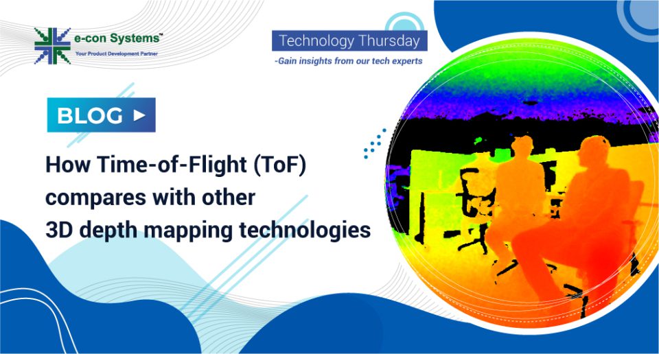 How Time-of-Flight (ToF) compares with other 3D depth mapping technologies