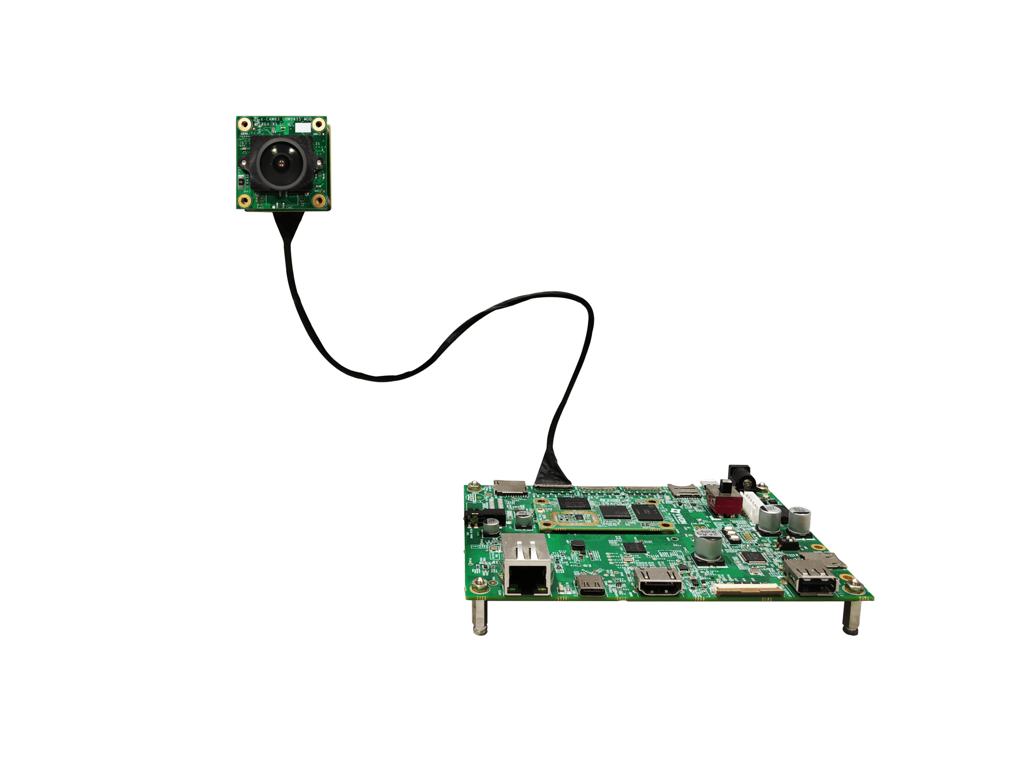 QCS610 AI vision kit with econ’s low light camera module e