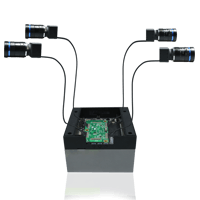 Multiple e-CAM82_CUOAGX cameras connected to the AGX Orin box