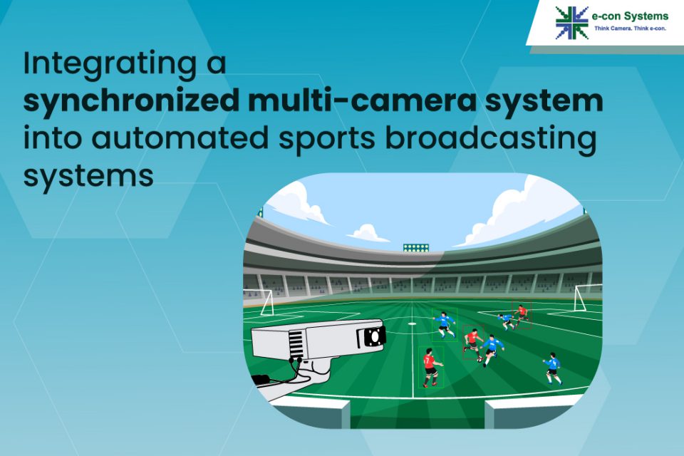 Integrating a synchronized multi-camera system into automated sports broadcasting systems