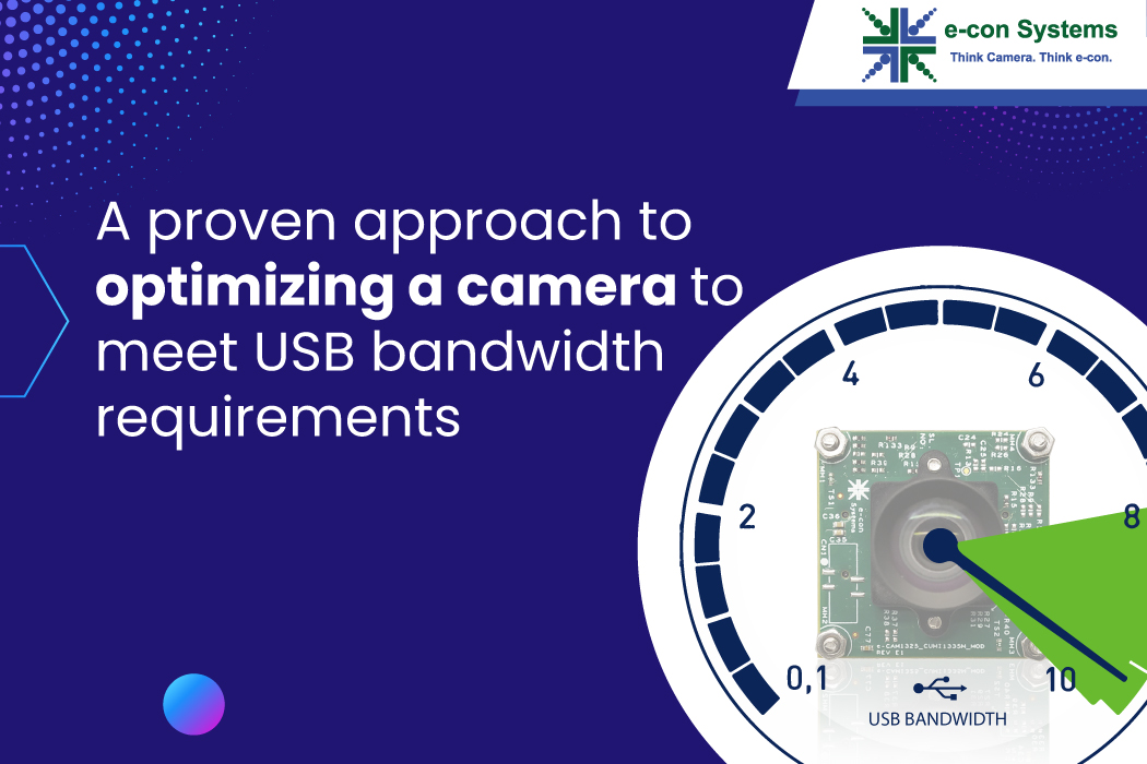 A proven approach to optimizing a camera to meet USB bandwidth requirements