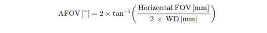 AFOV Formula