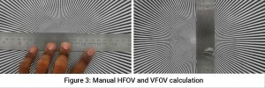 Manual HFOV and VFOV calculation