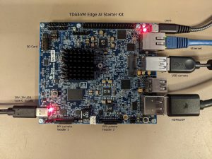 Connecting to the TDA4VM Edge AI Starter Kit