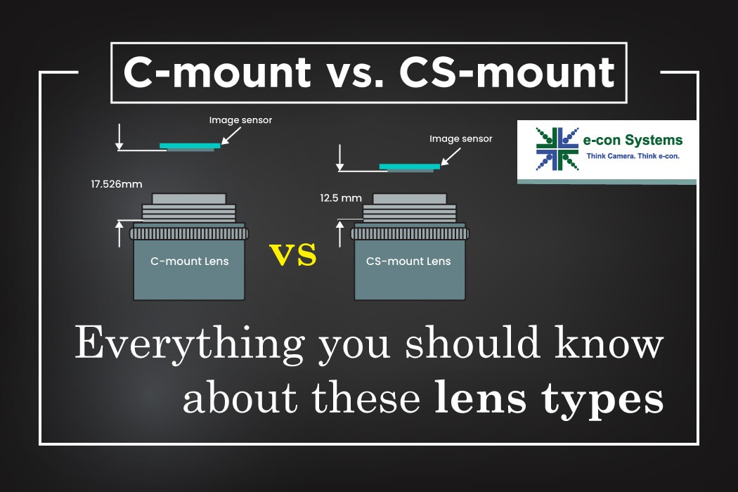 C- and CS-Mount Lenses' Characteristics and Compatability