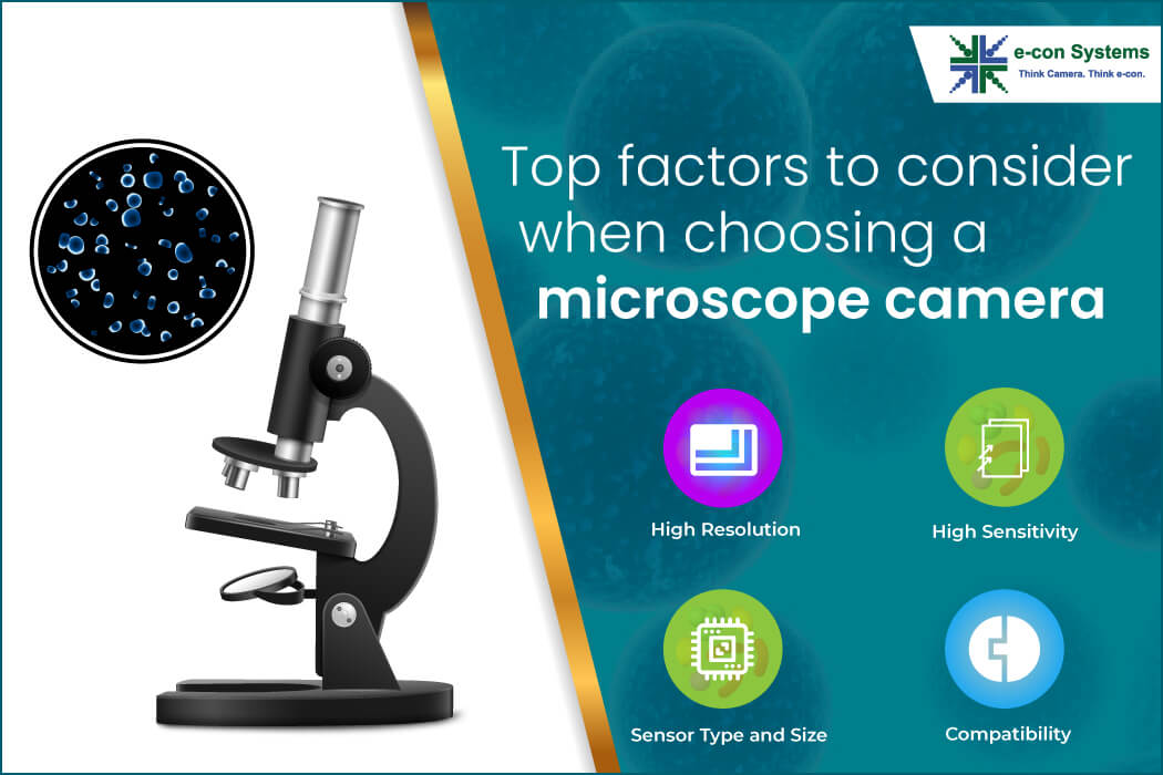 Top factors to consider when choosing a microscope camera - e-con Systems