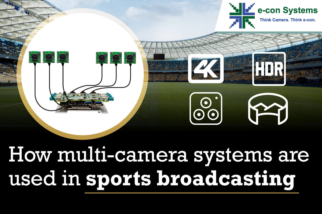 How multi-camera systems are used in sports broadcasting