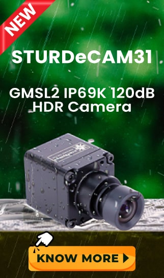 IP69K 120db HDR Camera