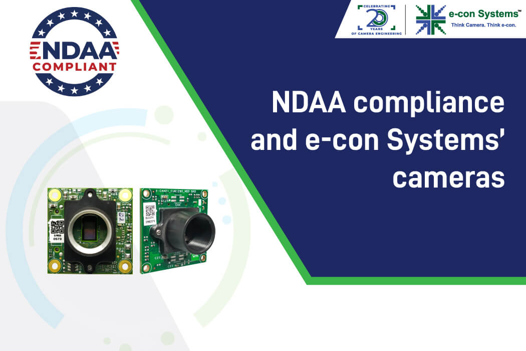 NDAA compliance and e-con Systems cameras