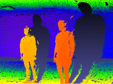 With Depth Discontinuity Filter