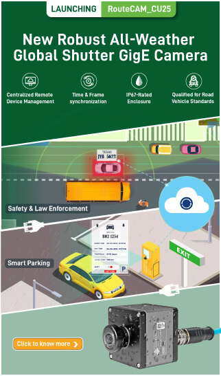 IP67 Global shutter PoE camera