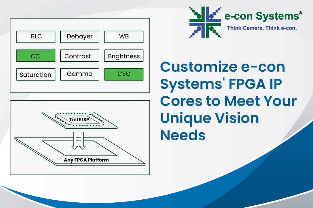 Customize e-con Systems' FPGA IP Cores to Meet Your Unique Vision Needs