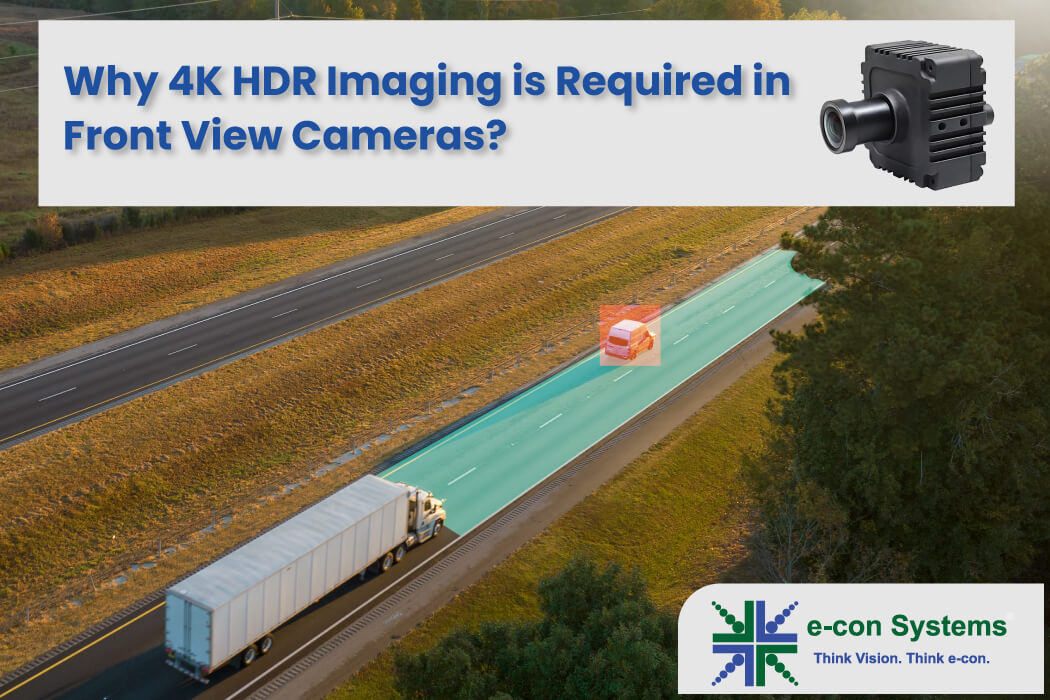 Why 4K HDR Imaging is Required in Front View Cameras