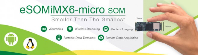 eSOMiMX6-micro ARM SOM