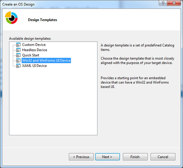 Create an OS design