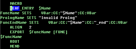 LEAF_ENTRY definition in WEC7