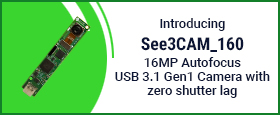 16MP (4K) Autofocus USB 3.1 Gen 1 Camera (Color)