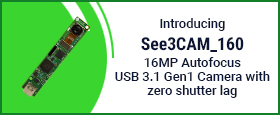 16MP (4K) Autofocus USB 3.1 Gen 1 Camera (Color)