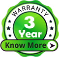 3 Years Warranty