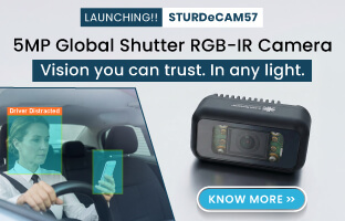 5MP RGB-IR Global shutter Camera