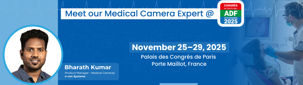 Meet with our Dental Camera Experts' team at Congrès ADF 2025!