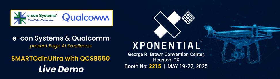Catch e-con Systems Live at AUVSI XPONENTIAL 2025!