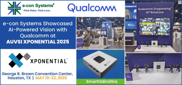 e-con Systems® Unveiled AI-Powered SMARTOdinUltra at AUVSI XPONENTIAL 2025 e-con Systems® Unveiled AI-Powered SMARTOdinUltra at AUVSI XPONENTIAL 2025