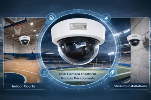 Custom OEM 4K Dome Camera Platform for Sports Recording
