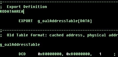 Address Table