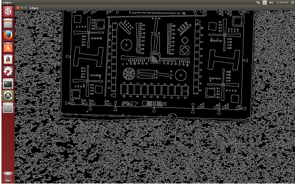 opencv canny edge filter