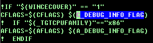 C_DEBUF_INFO_FLAG Handled in Makefile.def