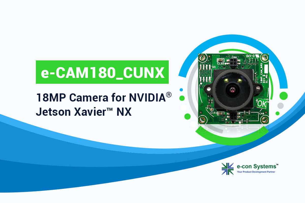 18 MP 1/2.3-inch AR1820 MIPI camera for NVIDIA® Jetson Xavier™ NX
