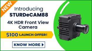 STURDeCAM88_CUOAGX - 4K 140dB HDR Front View Mobility Camera