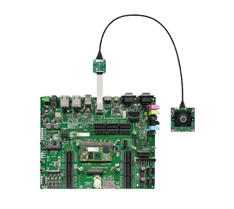 2MP Global Shutter Camera connected to toradex dev kit