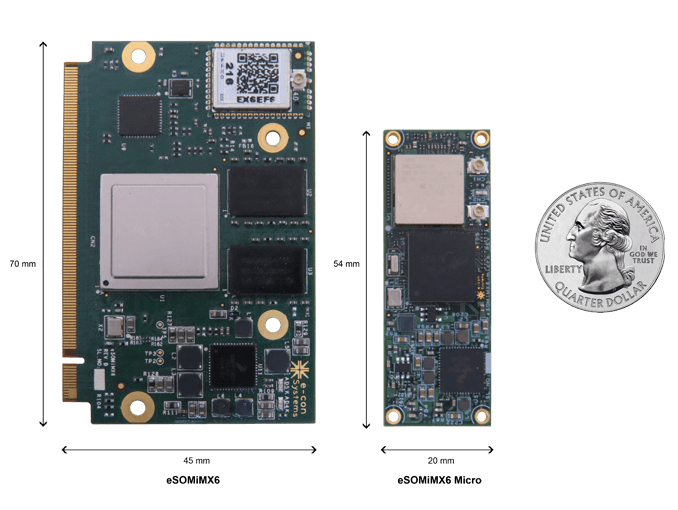 eSOMiMX6-micro i.MX6 Computer on module