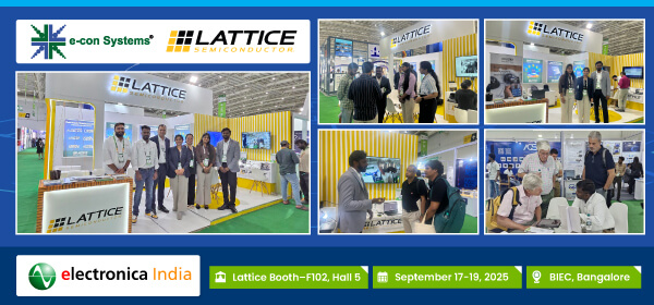 Electronica 2025 - e-con Systems Showcased NVIDIA Holoscan & CrossLink-NX33U Demos with Lattice Semiconductor Electronica 2025 - e-con Systems Showcased NVIDIA Holoscan & CrossLink-NX33U Demos with Lattice Semiconductor