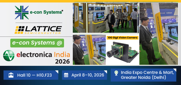 e-con Systems&reg; at Electronica India 2026