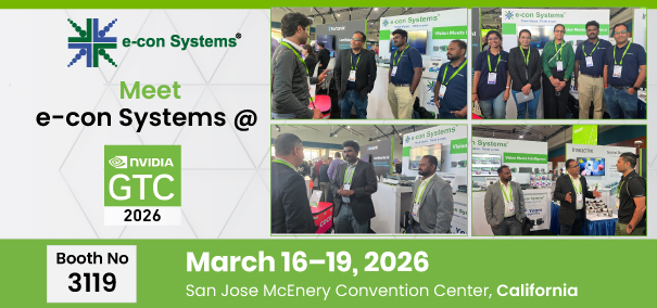 e-con Systems&reg; at GTC 2026, San Jose, California