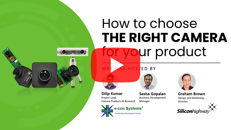 How to choose the right camera for your product